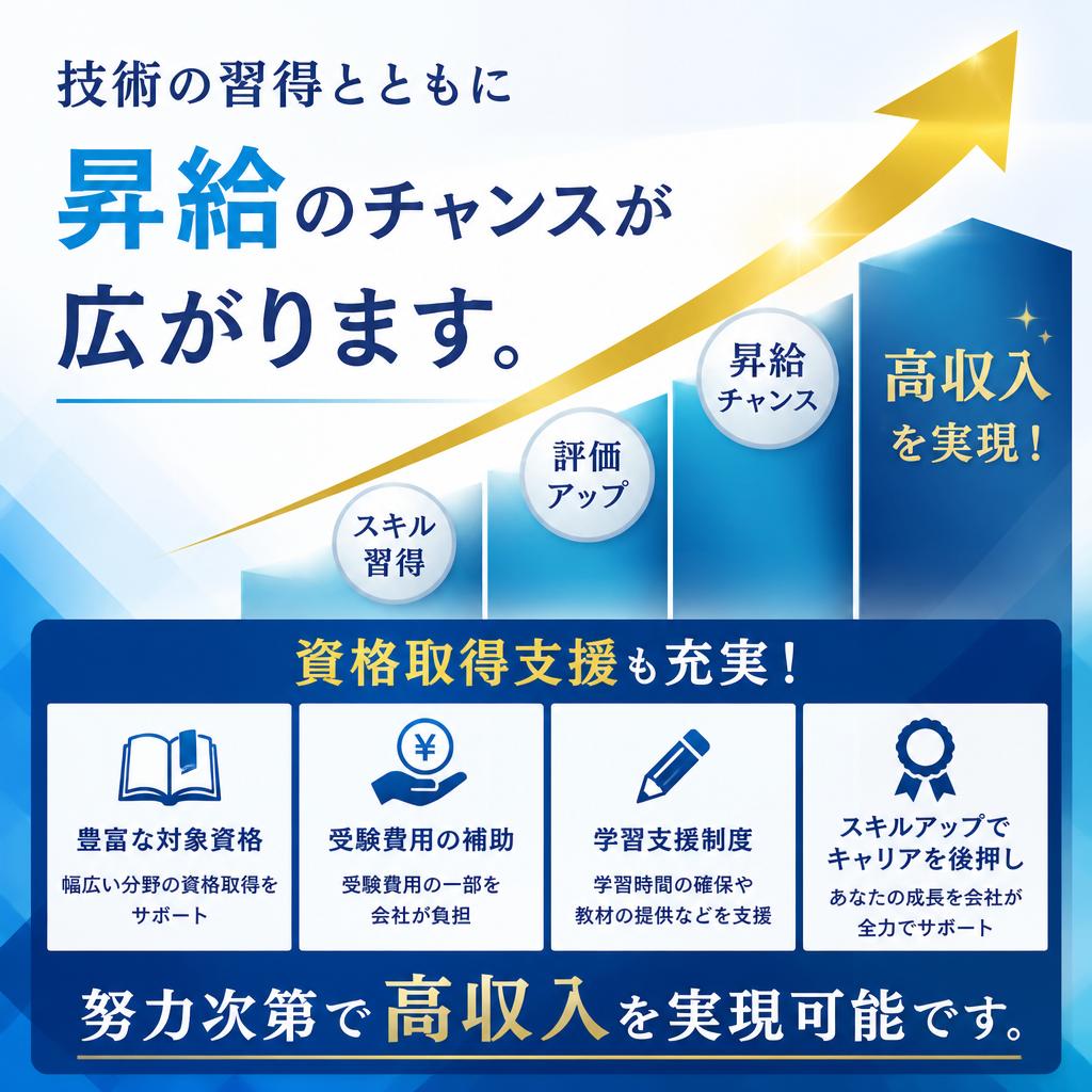 高収入を目指せるキャリアパス