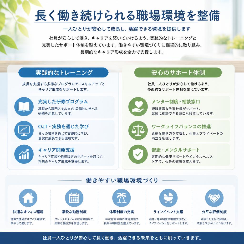 働きやすい職場環境