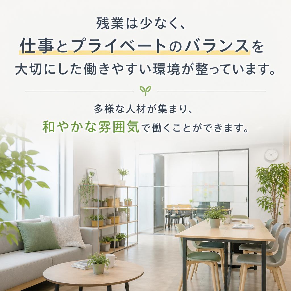 3. 快適な職場環境