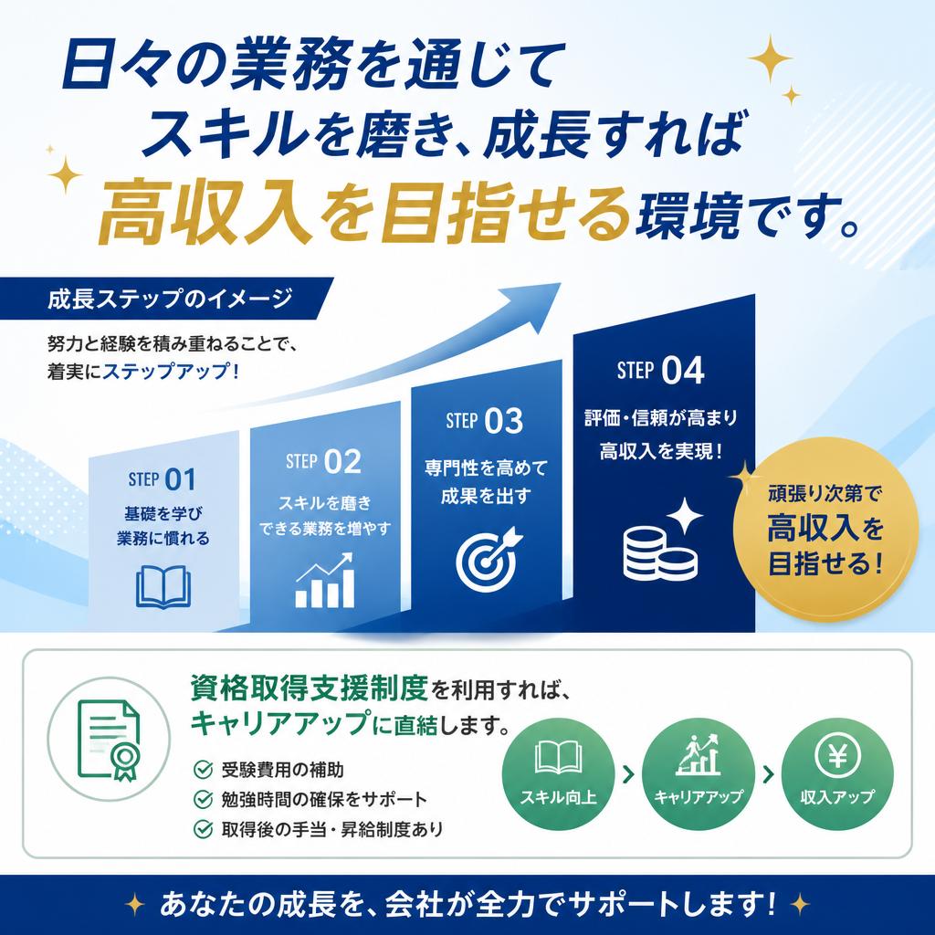4. スキルアップと昇給のチャンス