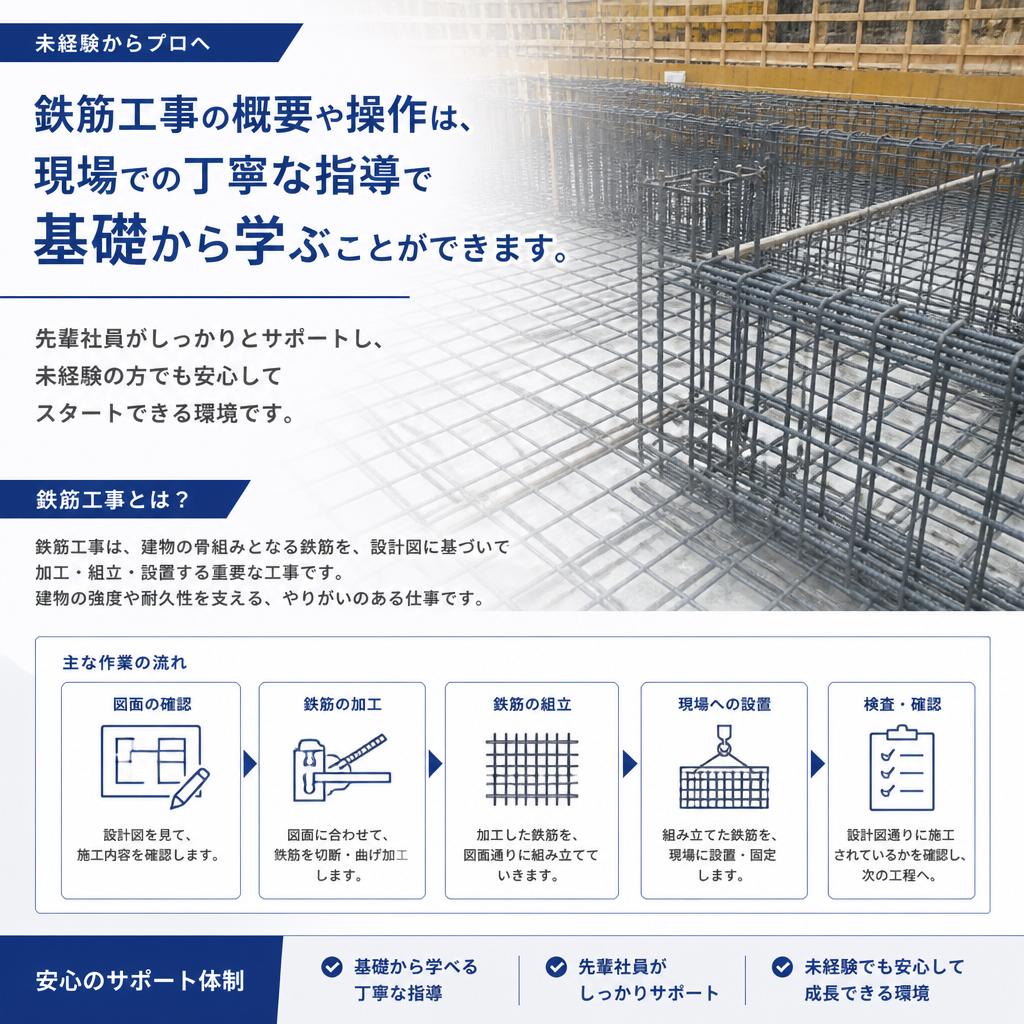 未経験から専門技術を身につける！