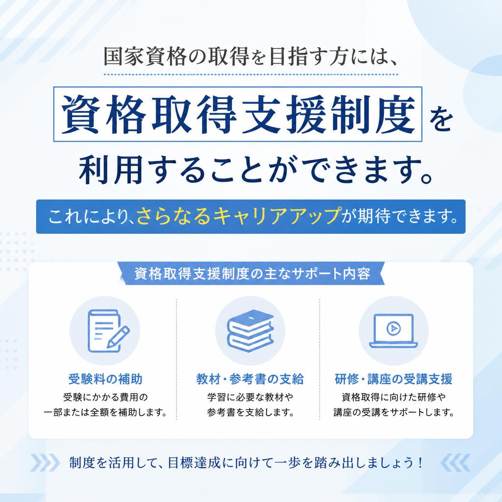 4. 資格取得支援制度