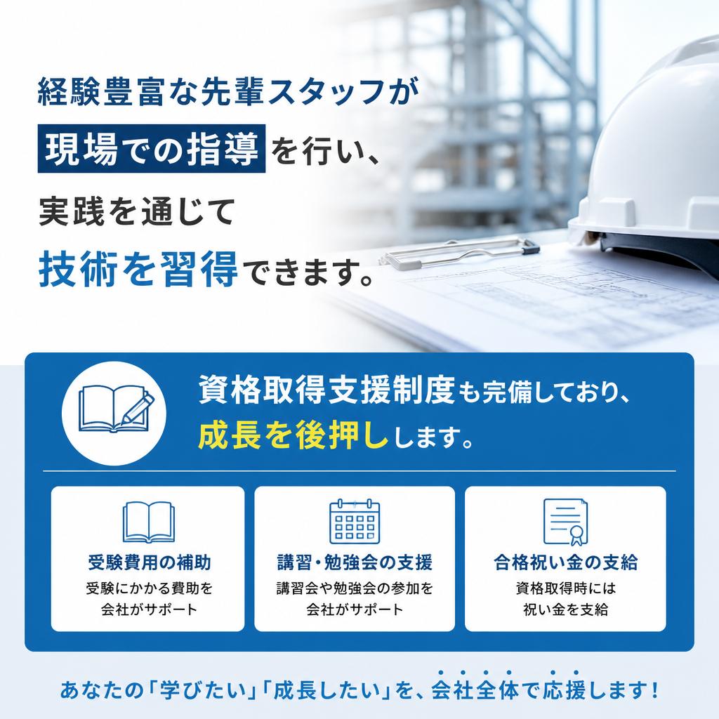 充実したサポート体制
